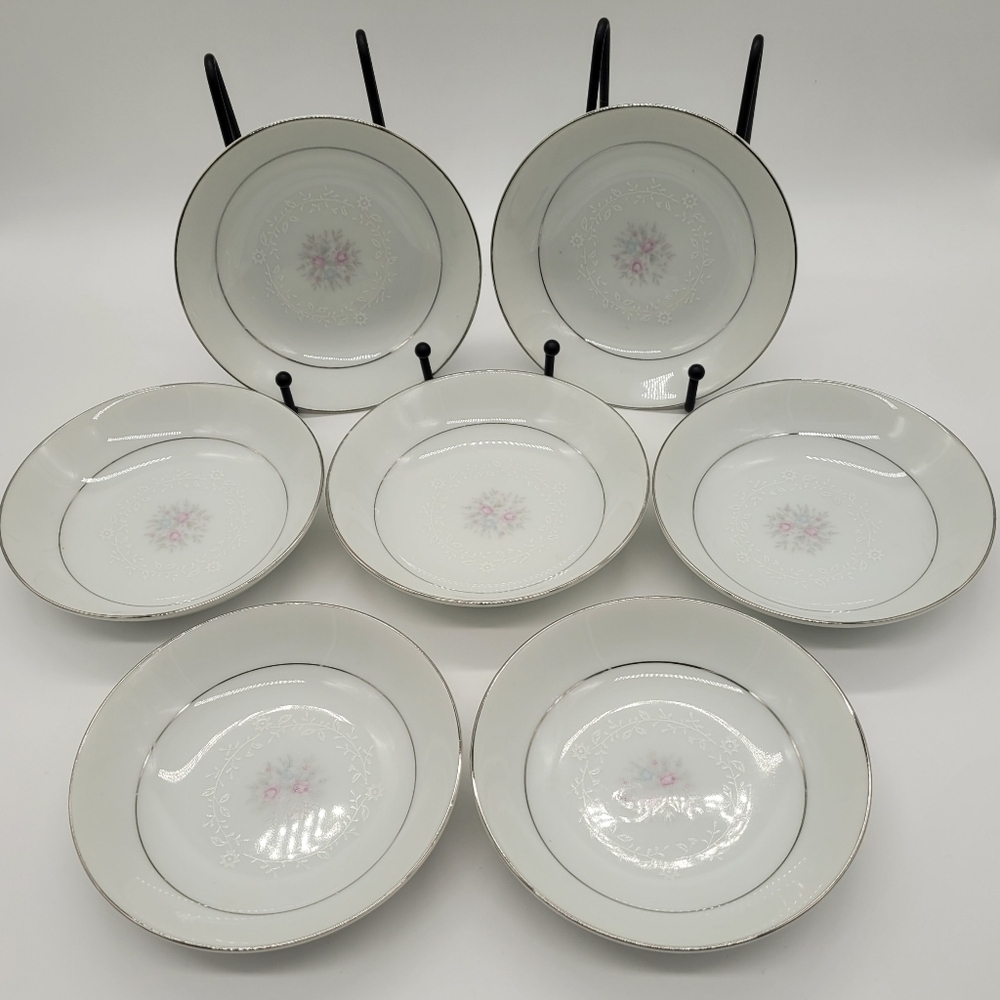 Sweet Afton Fine China Fruit/Dessert/Sauce Bowl Nasco set of 7